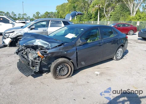 2019 Toyota Corolla Le из США, поврежденный, VIN 5YFBURHE7KP901537